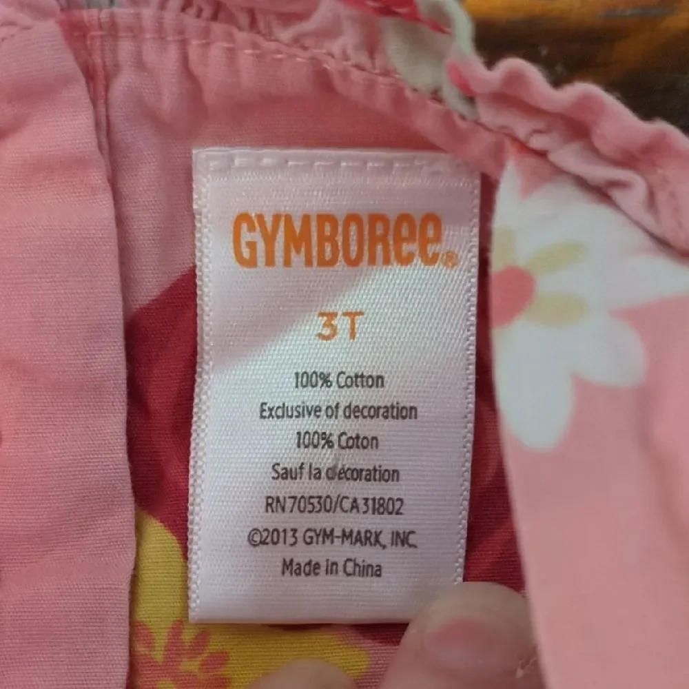Gymboree Pink Floral Kids Dress